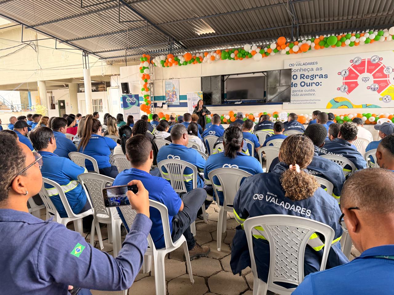 Águas de Valadares promove SIPAT com foco no cuidado ativo e coletivo Águas de Valadares promove SIPAT com foco no cuidado ativo e coletivo