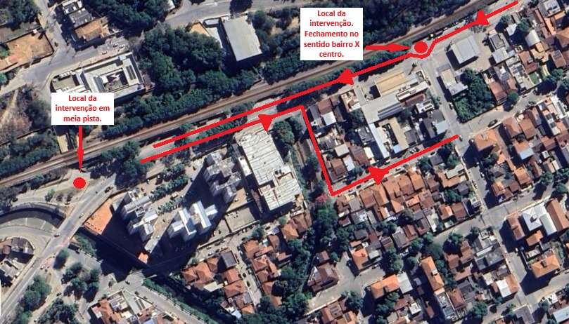 Avanço nas obras do reservatório Belvedere provocam alterações temporárias no trânsito