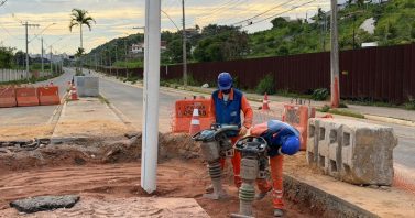 Obras na rede de água da Moacir Paleta estão em fase final: melhorias beneficiam moradores de todo o sistema SIR