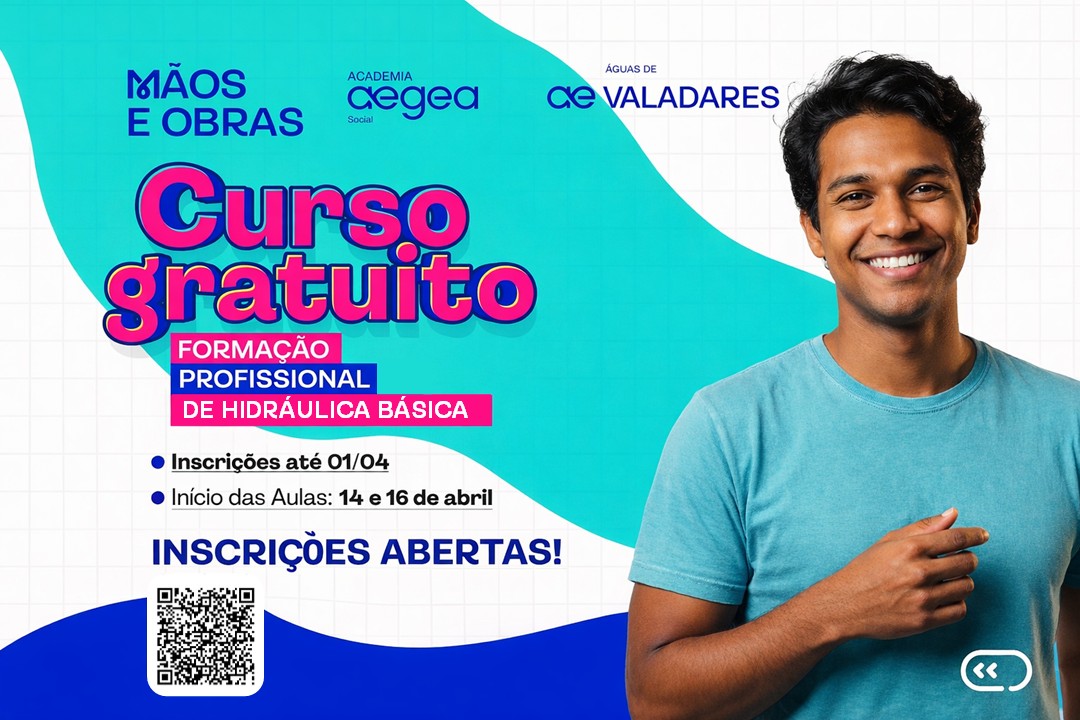 Águas de Valadares abre inscrições para curso gratuito de hidráulica básica