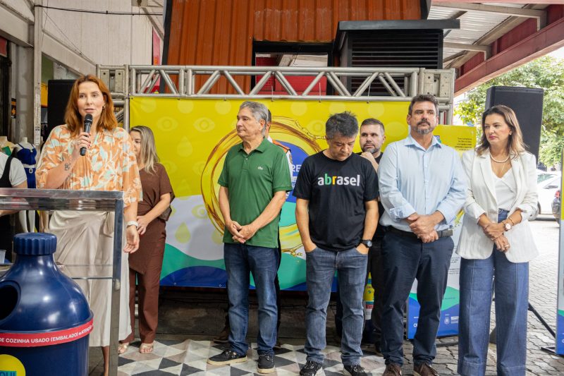 Na Semana da Água, Valadares ganha pontos de descarte de óleo de cozinha usado