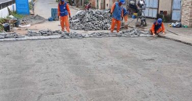 Águas de Valadares reforça melhorias na pavimentação e investe na capacitação das equipes