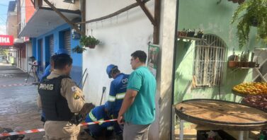 Para combater furto de água, Águas de Valadares realiza fiscalização com apoio da Polícia Militar